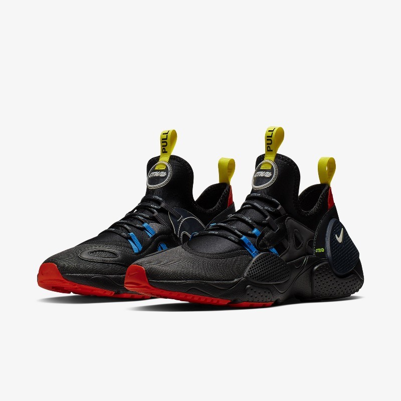 Heron Preston x Nike Huarache E.D.G.E. Black - nike kd 6 yellow